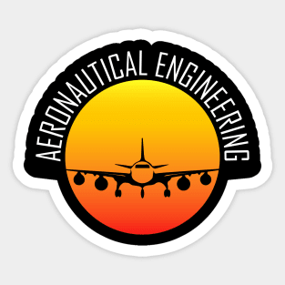 aeronautical engineering aircraft maintenance engineer Sticker